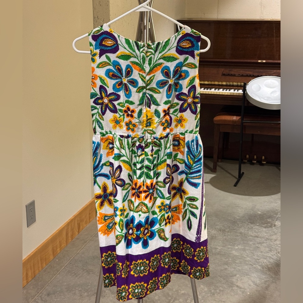 1960’s floral midi/mini sleeveless dress